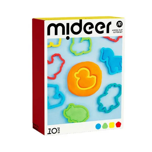 Форми для тиснення з глини, тіста, пластиліну Mideer Animal 10 штук ( MD1543 )